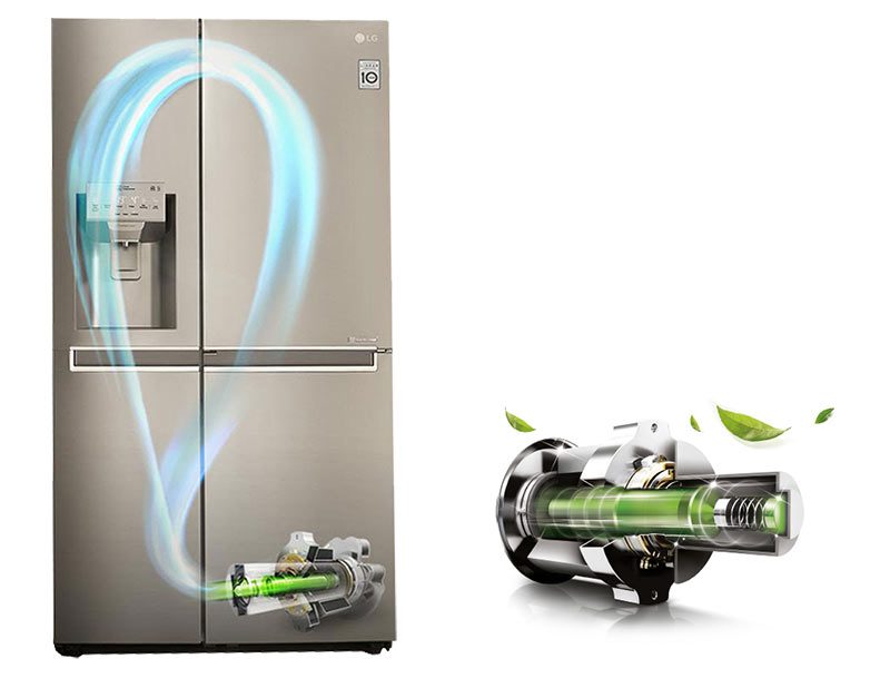 یخچال ساید بای ساید ال جی 34 فوت GR-J34FTUHL LG J34