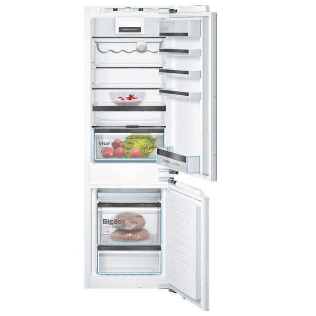 یخچال فریزر بالا پایین بوش توکار KIN86HDF0