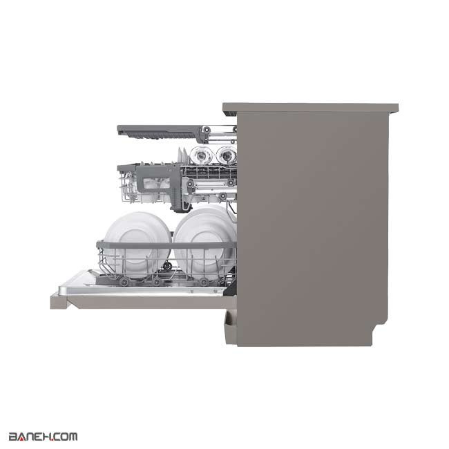 ماشین ظرفشویی ال جی 14 نفره DF425 بخارشور نقره 2022