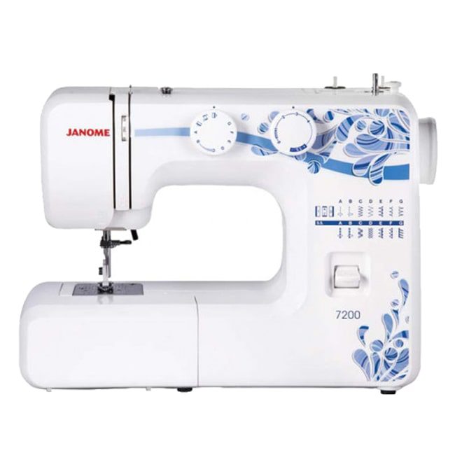 چرخ خیاطی و گلدوزی ژانومه JANOME JUNO 7200 SEWING MACHINE