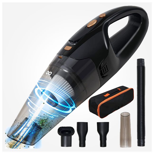 جارو شارژی دستی بی سیم تک موتوره 120 وات اکلو مدل AccLoo ATJ-2166