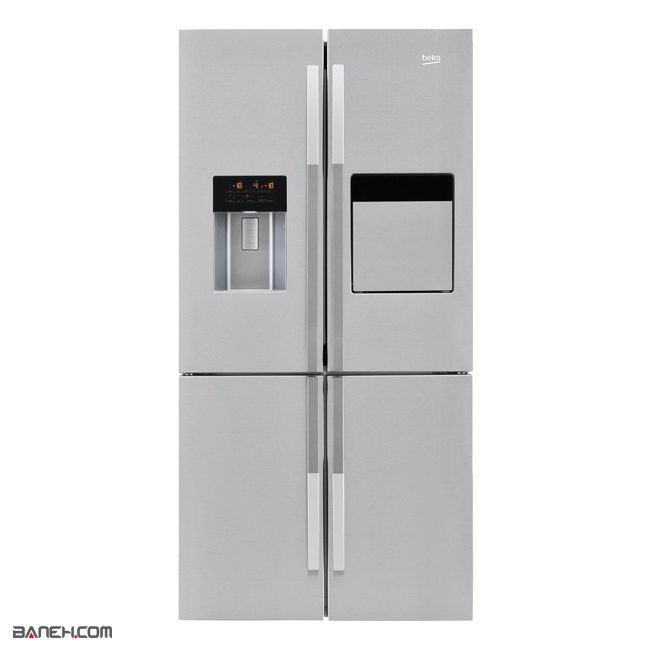 یخچال فریزر بکو طرح ساید 34 فوت BEKO REFRIGERATOR GNE134751X