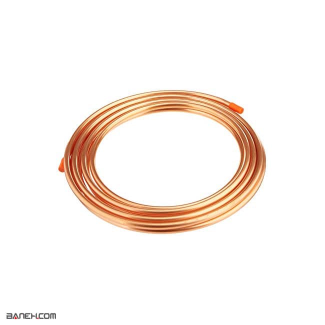 لوله مسی کولر گازی ظرفیت 36000 5 متر Copper Pipe