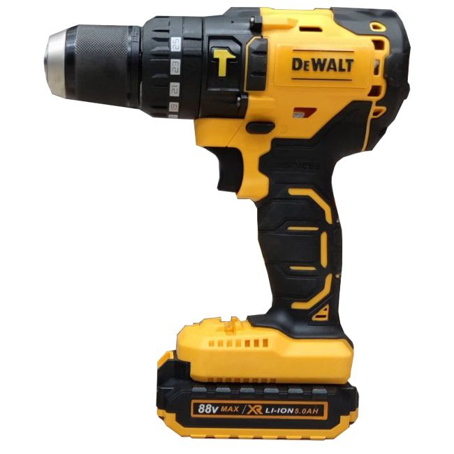 دریل شارژی دیوالت 88 ولت ( 28 ولت واقعی ) سه نظام Dewalt 88V