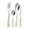 dl1320 4 ست قاشق و چنگال دلمونتی 138 پارچه Delmonti spoon and fork DL1320