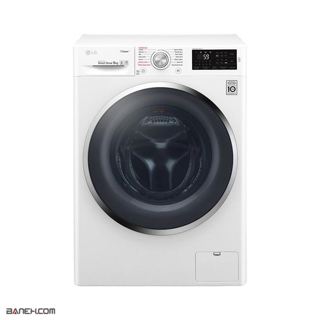 ماشین لباسشویی ال جی بخار شور دار 9 کیلو F4J6VY2W LG Washing Machine