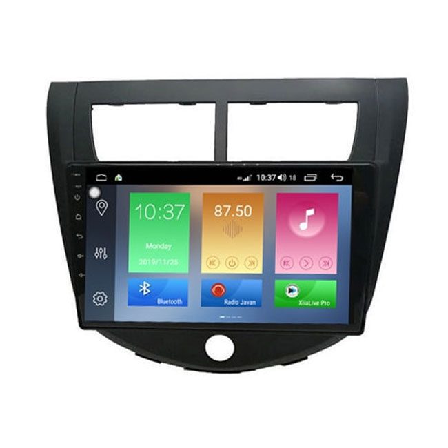 پخش فابریک خودرو جک j4 اندروید 9 اینج Jack J4 Android