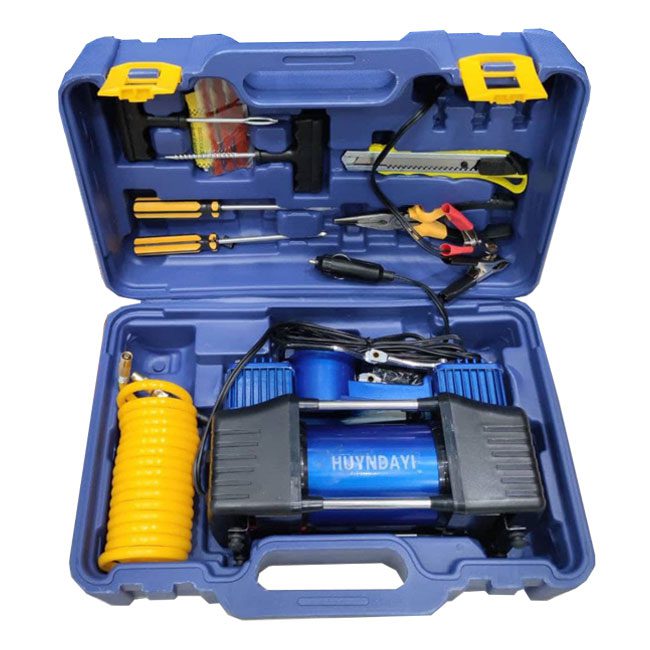 کمپرسور و پمپ باد فندکی هیوندای دو موتوره 12 ولت RD-AC14 Huynday