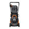 wg743e 3 دستگاه چمن زن شارژی ورکس 20 ولتی Worx Lawn mower Rechargeable WG743E