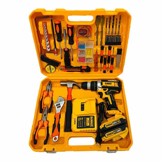 جعبه ابزار و پک دریل شارژی 88 ولت دیوالت مدل : 88V-XR Dewalt