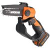worx wg324e 1 اره زنجیری شارژی ورکس 20 ولت 780 دور در دقیقه Worx WG324E.9