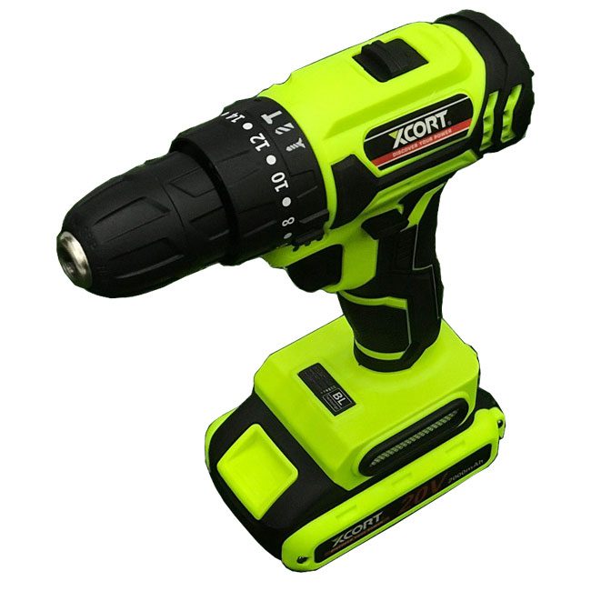 دریل چکشی شارژی اکسکورت 20 ولت XDC0821-BL براشلس