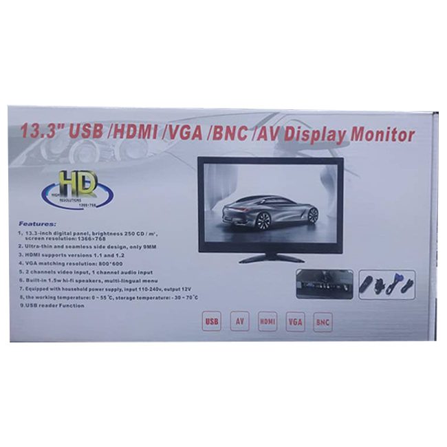 مانیتور 13.3 اینچ خودرو Display Monitor