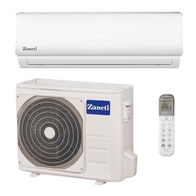 کولر گازی دیواری 18000 سرد و گرم زانتی Zaneti Zmsb – 18Ho3RAAB R410A