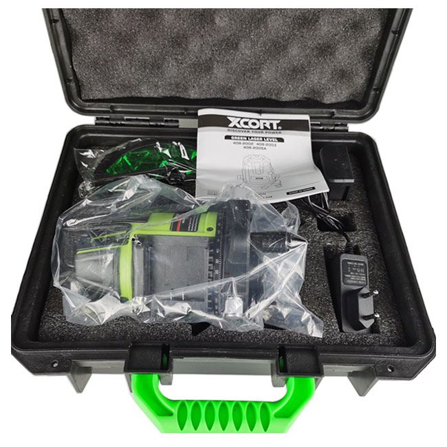 تراز لیزری نور سبز ایکس کورت 180 درجه 408-2005A