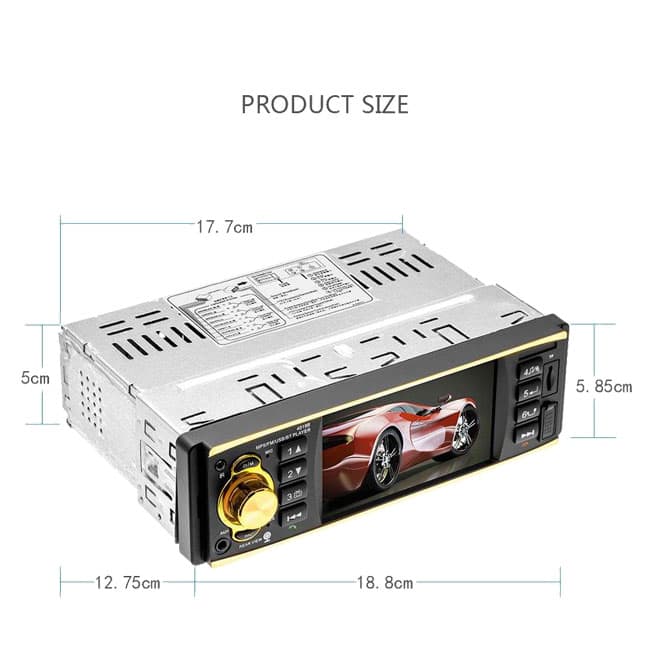 دستگاه پخش خودرو تصویری بلوتوث دارBluetooth car player 4019b