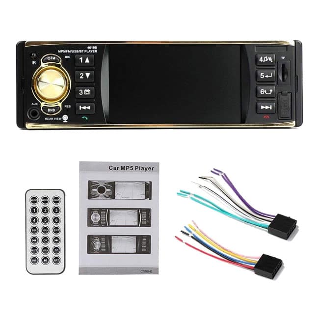 دستگاه پخش خودرو تصویری بلوتوث دارBluetooth car player 4019b