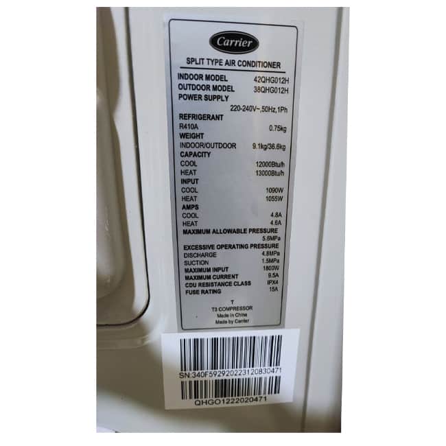 کولر گازی بکو 18 هزار BNTH181 سرد و گرم R410a T1