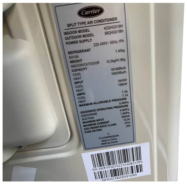 کولر گازی جنرال کلاس T1 18000 کم مصرف GC-24HT R410A