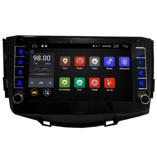 پخش فابریک خودرو و مانیتور ماشین لیفان ایکس 60 Lifan X60 سری M150-M100