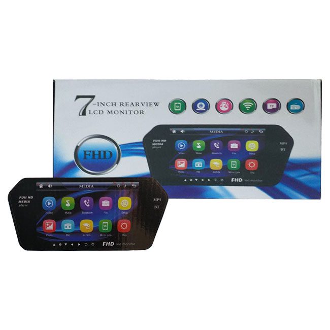 مانیتور آیینه ای خودرو 7 اینچ ال سی دی 7inch Rearview LCD Monitor