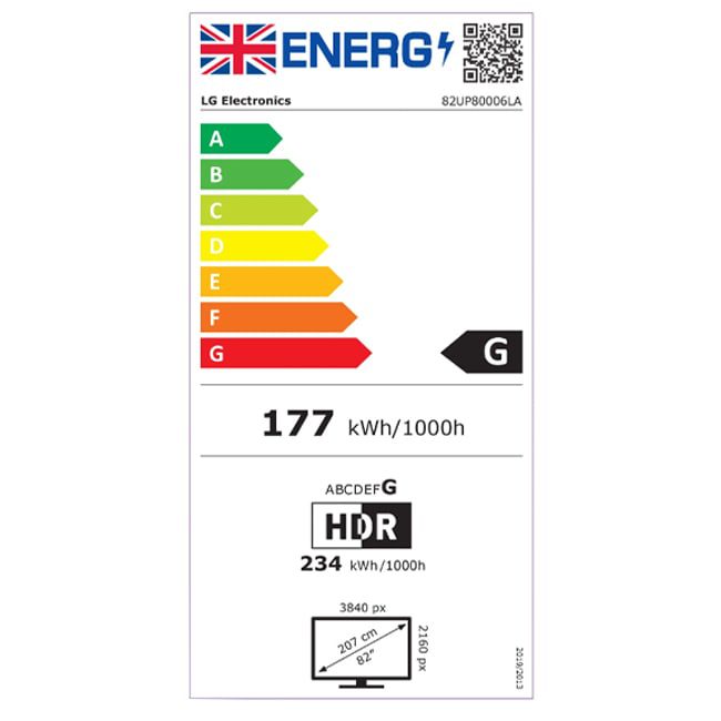 تلویزیون ال جی مدل 82UP80006 UP80006