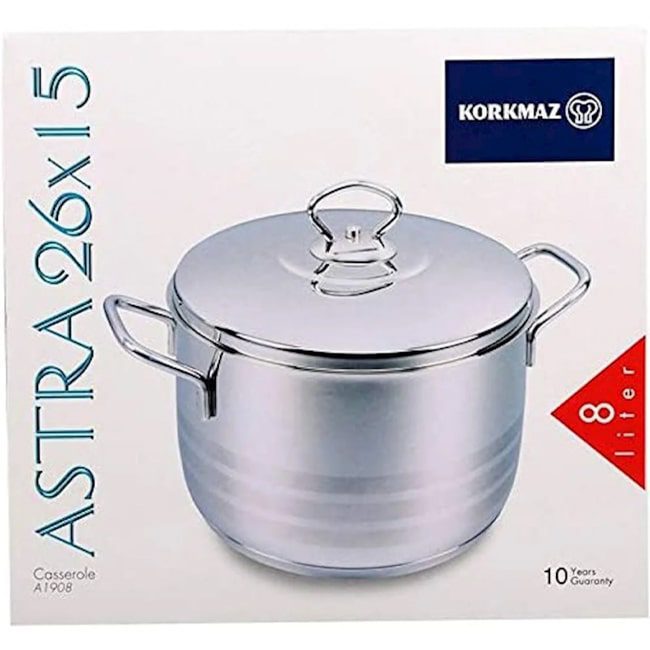 قابلمه استیل کرکماز 8 لیتر مدل A1908