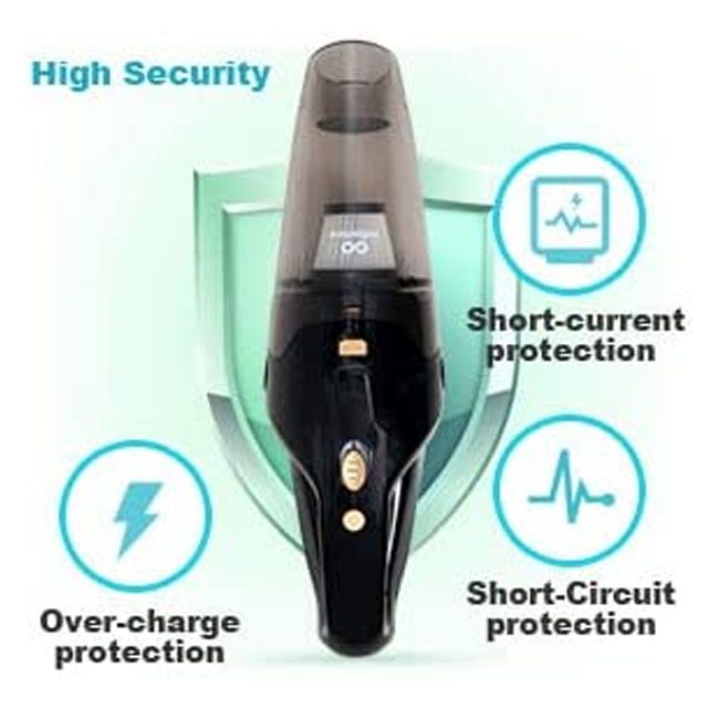 جارو شارژی دستی بی سیم تک موتوره 120 وات اکلو مدل AccLoo ATJ-2166