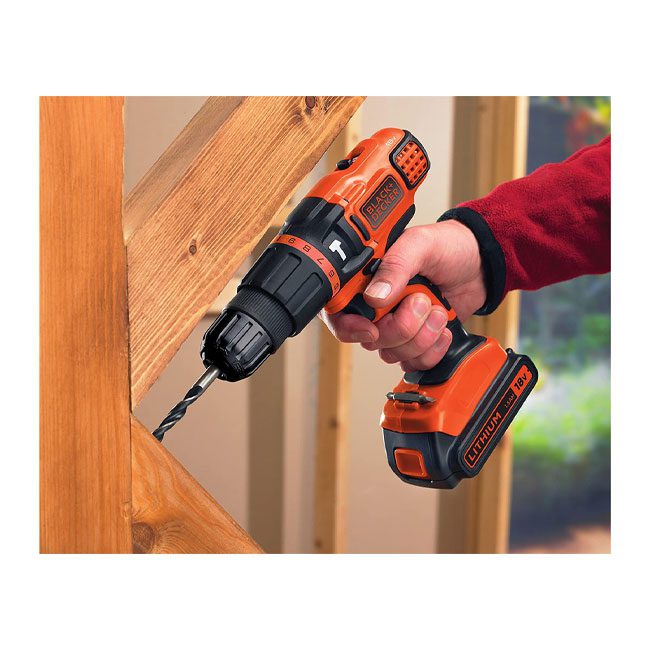 دریل چکشی شارژی بلک اند دکر 18 ولت مدل BDCH188N-XJ