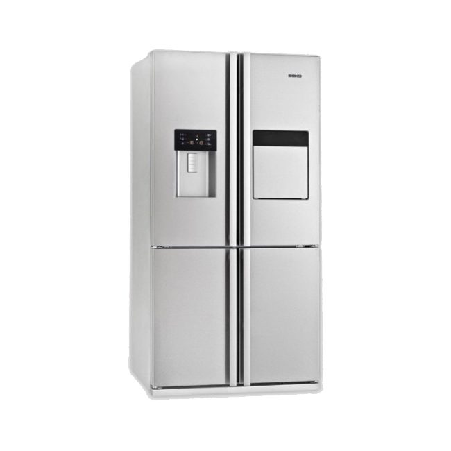 یخچال فریزر بکو طرح ساید 34 فوت BEKO REFRIGERATOR GNE134751X