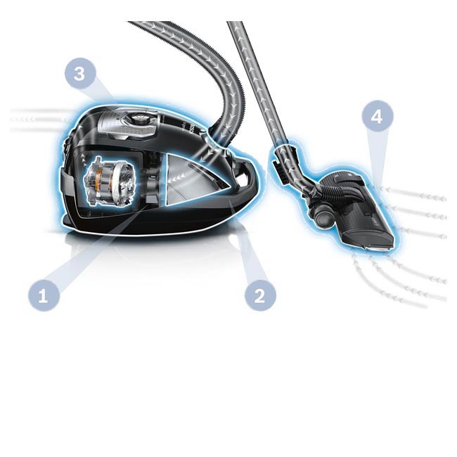 جارو برقی 2200 وات گلدر بوش Bgl8Goldir Vacuum Cleaner Bosch