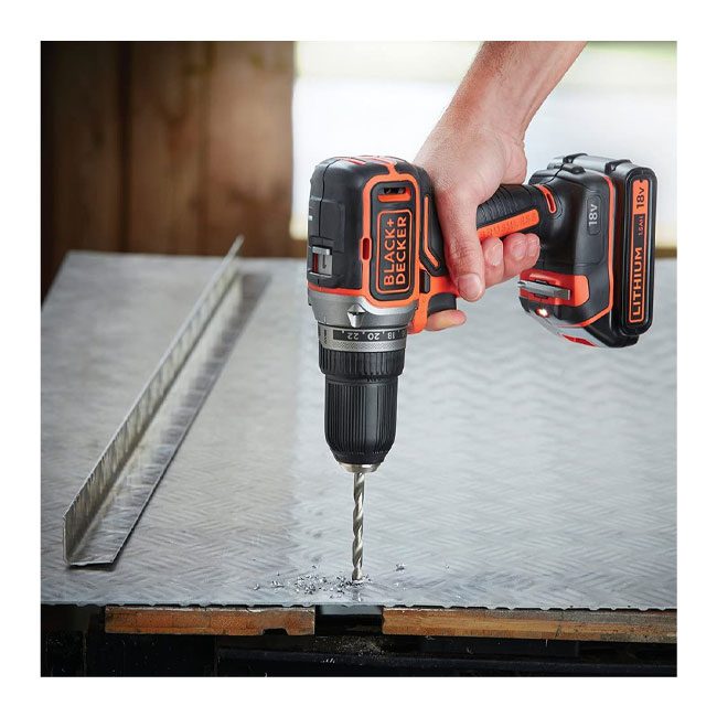 دریل شارژی 18 ولت تا 1650 دور در دقیقه بلک اند دکر مدل BL186N -XJ