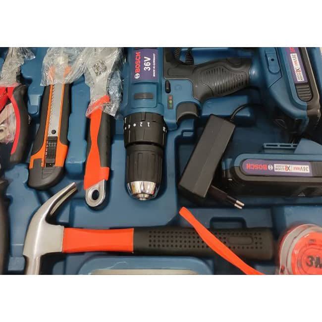 دریل شارژی پیچ گوشتی بوش 36 ولت با جعبه ابزار Bosch 36V