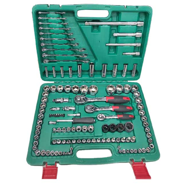 جعبه بکس 120 پارچه و سری بکس و آچار Box Wrench 120pcs