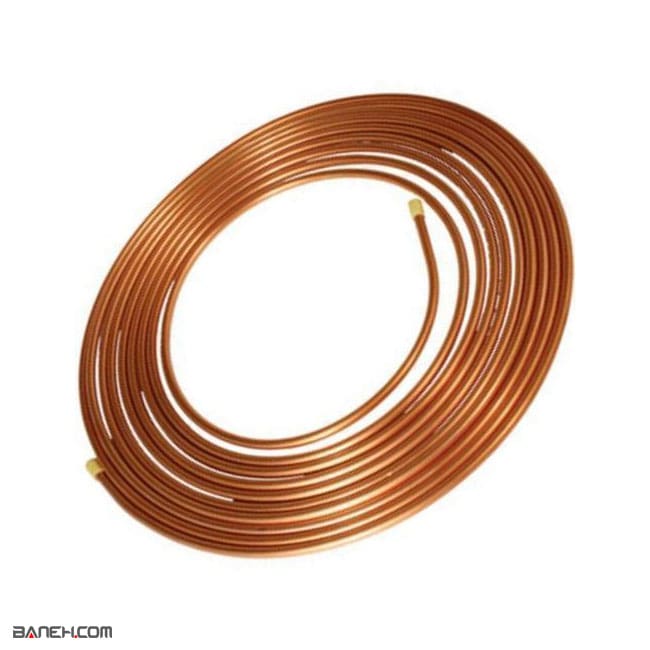 لوله مسی کولر گازی ظرفیت 18000 5 متر Copper Pipe