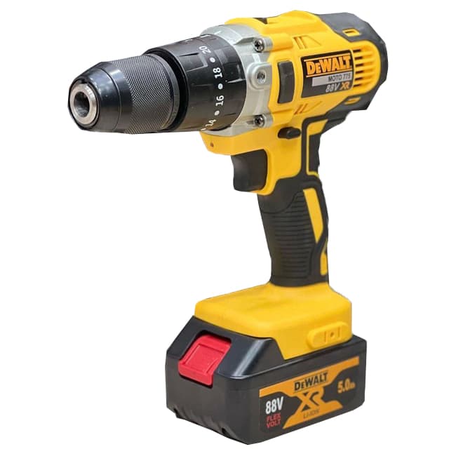 دریل چکشی دیوالت سه نظام فلزی 1250 وات 2035 Dewalt 13mm