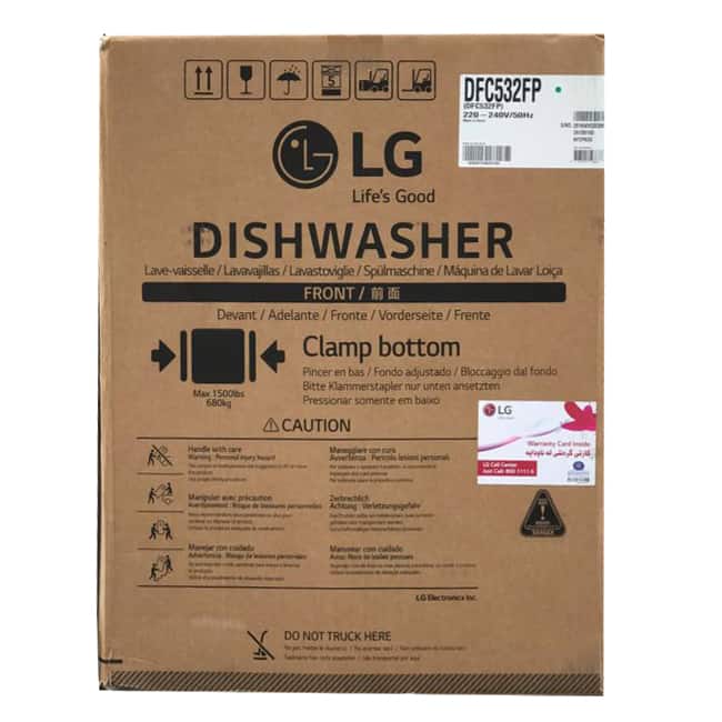 ماشین ظرفشویی ال جی 14 نفره DFC532FP اینورتر
