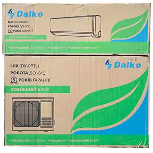 کولر گازی 9000 دایکو مدل DK-09TL T1