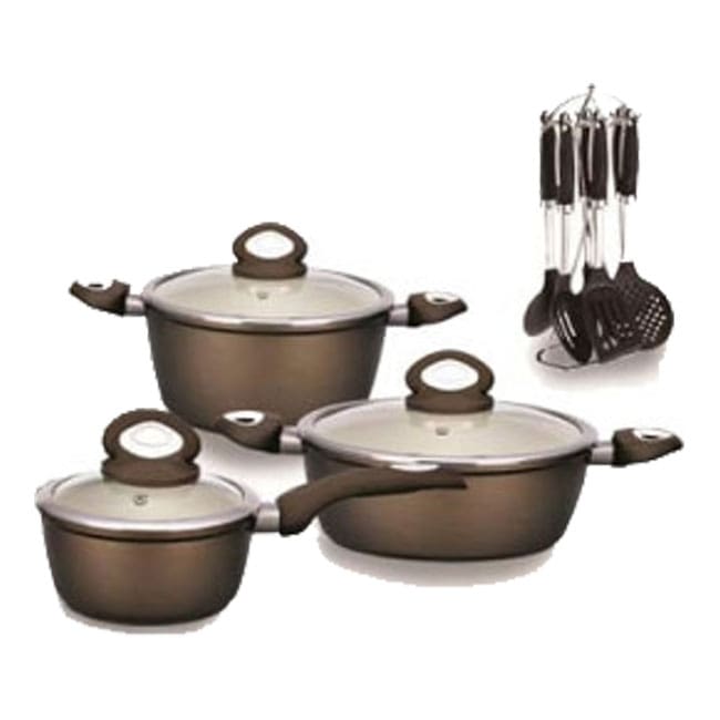 سرویس قابلمه دایره ای 12 پارچه دلمونتی Delmonti DL1160N