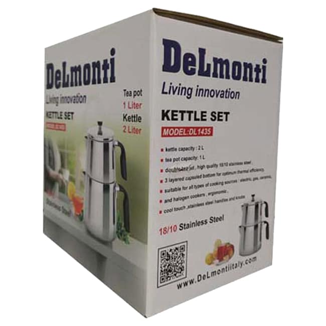 ست کتری و قوری روگازی دلمونتی Delmonti Kettle and teapot set DL1435