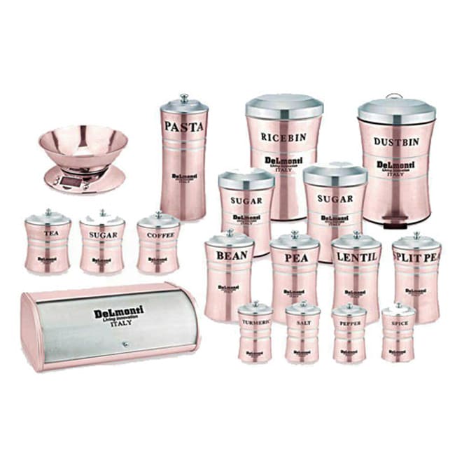 سرویس جا ادویه و حبوبات 34 پارچه دلمونتی DL 1700