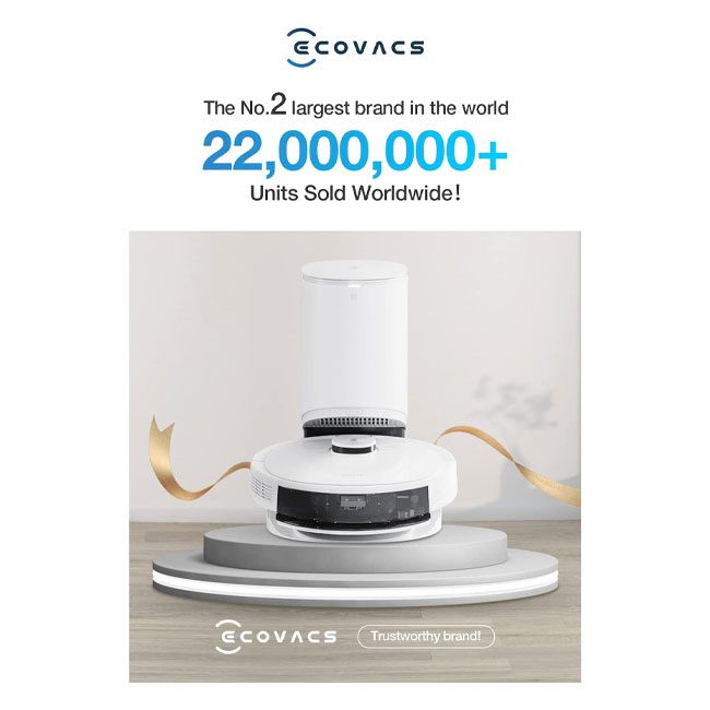 جاروبرقی رباتیک 2300 پاسکال 40 وات اکووکس مدل ECOVACS DLN26