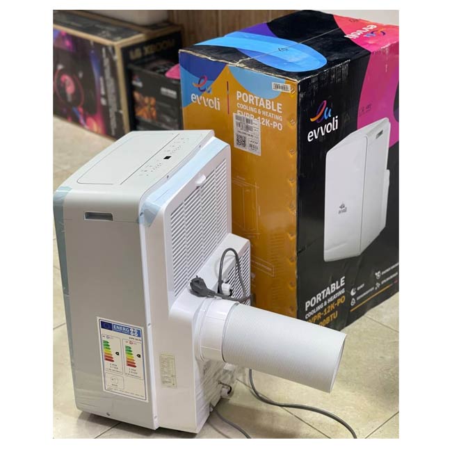 کولر گازی پرتابل ایوولی 12000 مدل Evvoli EVPR-12K-PO