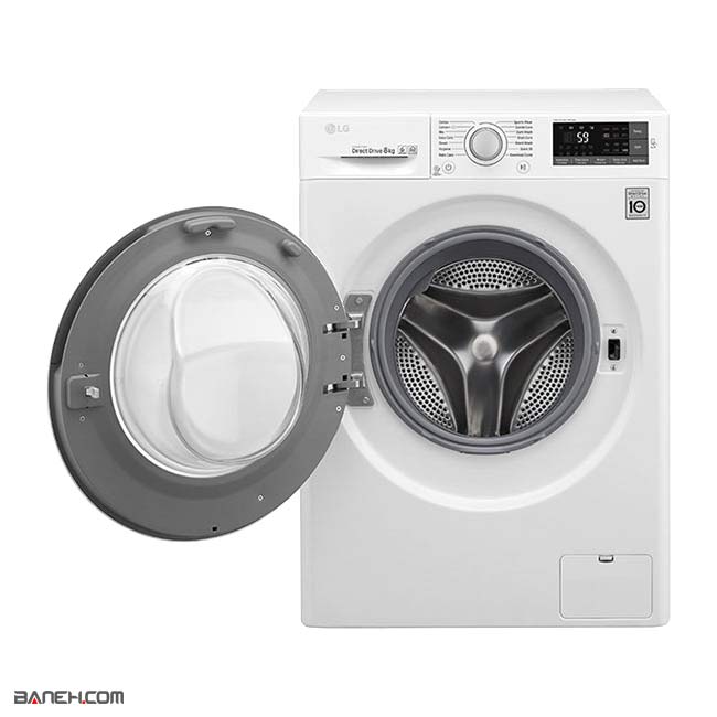ماشین لباسشویی 8 کیلویی ال جی F2J5TNP3W LG