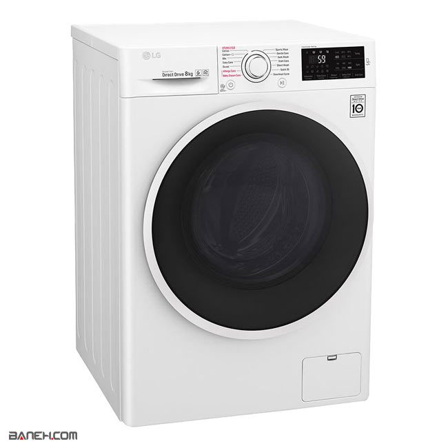 ماشین لباسشویی 8 کیلویی ال جی F4J6TNP8S LG Washing Machine