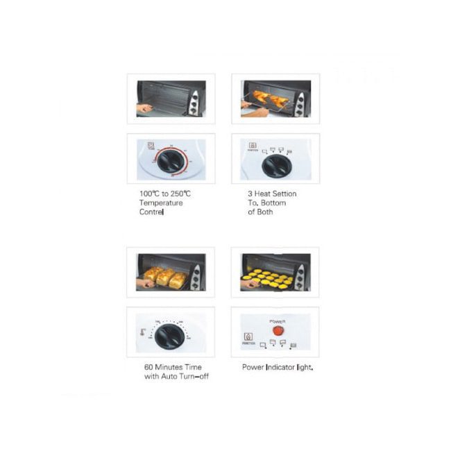 آون توستر 30 لیتری فوما مدل FU-113