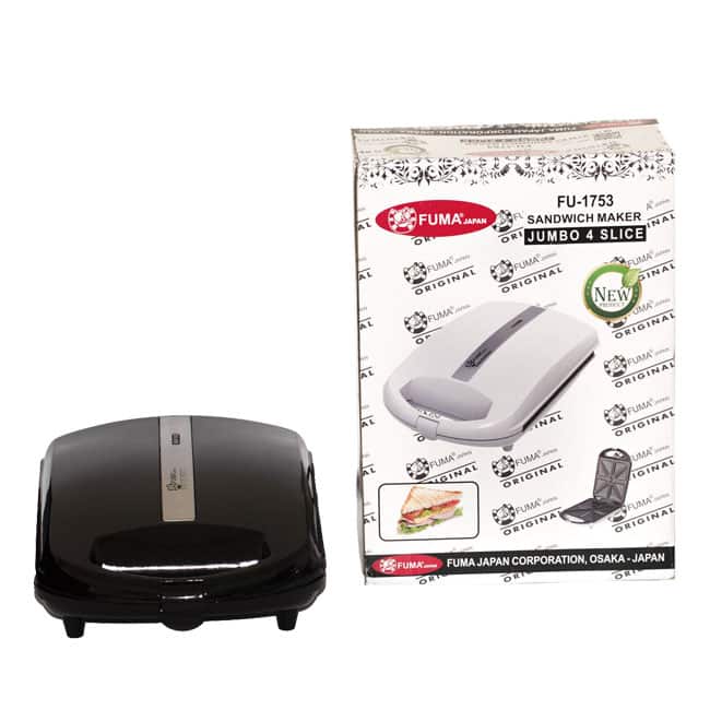 ساندویج ساز 1300 وات 2 صفحه فوما Fuma FU-1753