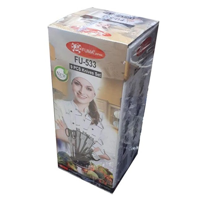 ست چاقو آشپزخانه 9 پارچه فوما FU-533