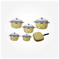 سرویس قابلمه چدن سرامیک 12 پارچه فوما FUMA Set 12 Piece FU-1061