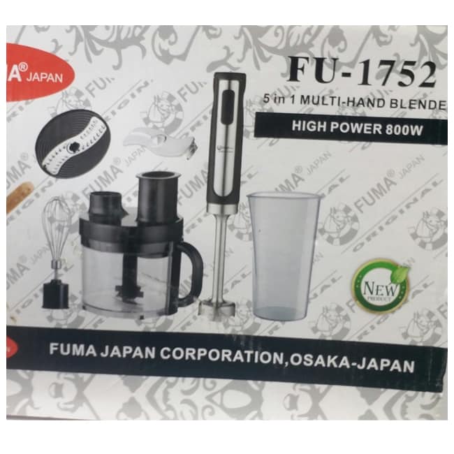 گوشت کوب برقی پنج کاره فوما 800 وات 1.2 لیتر Fuma FU-1752